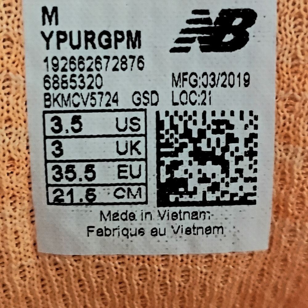 🆕️ NB New Balance Kids' FuelCore Urge Sz 3½ Sneakers 👟👟 - Picture 11 of 12